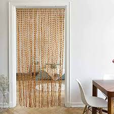 Photo 1 of ***STOCK PHOTO FOR REFERNCE ONLY*** SOME BEADS MISSING***
Wood Beaded Curtain35" WIDE