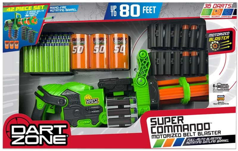 Photo 1 of Dart Zone Super Commando Scorpion Blaster ,18-round ammo belts
