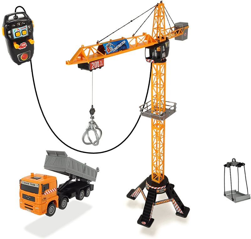 Photo 1 of Dickie Toys 48" Mega Crane and Truck Vehicle and Playset
