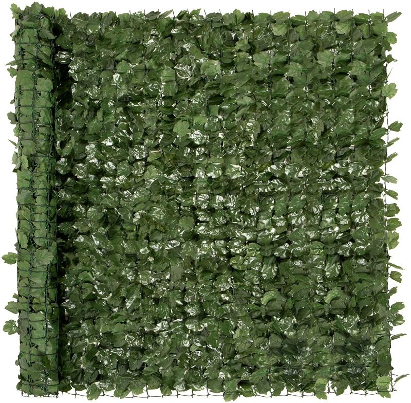 Photo 1 of 
Best Choice Products Outdoor Garden 96x72-inch Artificial Faux Ivy Hedge Leaf and Vine Privacy Fence Wall Screen - Green
Size:96x72in