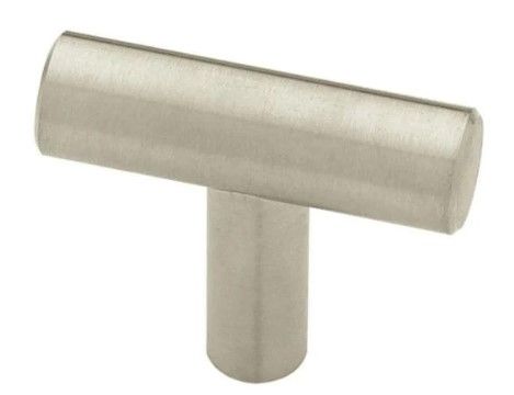 Photo 1 of 1-5/8 in. (40 mm) Stainless Steel Bar Cabinet Knob
6 PACK