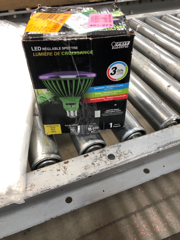 Photo 2 of 30-Watt PAR38 Selectable Spectrum for Seeding, Growing and Blooming Indoor and Greenhouse E26 Plant Grow LED Light Bulb