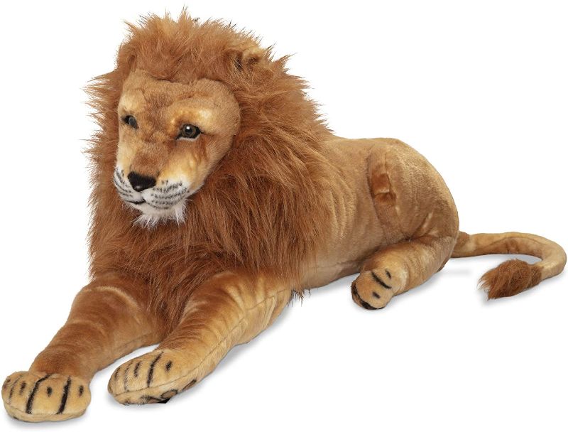 Photo 1 of 
Melissa & Doug Giant Lion - Lifelike Stuffed Animal (over 6 feet long)
Style:Lion