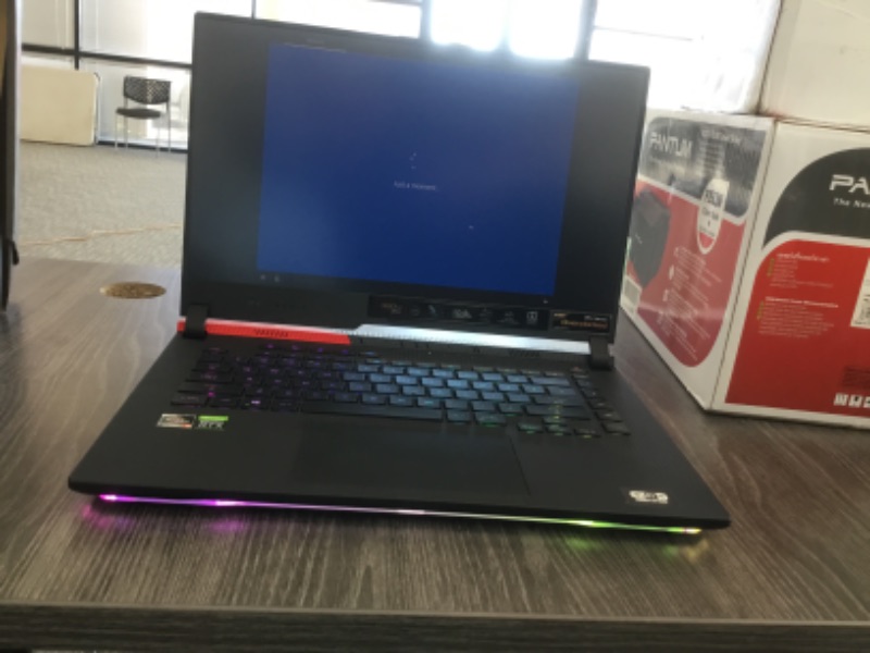 Photo 12 of ASUS ROG Strix G15 (2021) Gaming Laptop, 15.6” 300Hz IPS Type FHD Display, NVIDIA GeForce RTX 3070, AMD Ryzen R9-5900HX, 16GB DDR4, 1TB PCIe NVMe SSD, RGB Keyboard, Windows 10, G513QR-ES96
