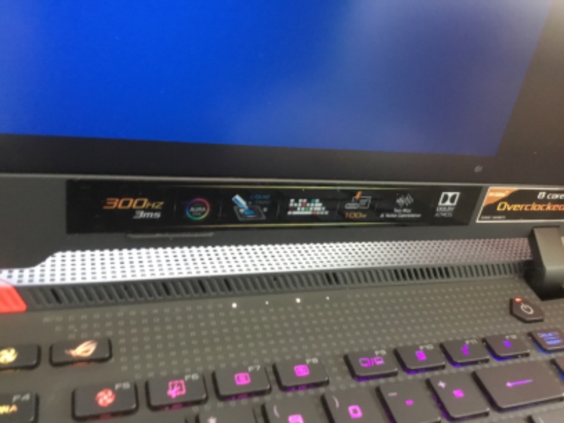 Photo 10 of ASUS ROG Strix G15 (2021) Gaming Laptop, 15.6” 300Hz IPS Type FHD Display, NVIDIA GeForce RTX 3070, AMD Ryzen R9-5900HX, 16GB DDR4, 1TB PCIe NVMe SSD, RGB Keyboard, Windows 10, G513QR-ES96
