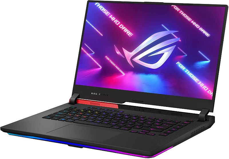 Photo 1 of ASUS ROG Strix G15 (2021) Gaming Laptop, 15.6” 300Hz IPS Type FHD Display, NVIDIA GeForce RTX 3070, AMD Ryzen R9-5900HX, 16GB DDR4, 1TB PCIe NVMe SSD, RGB Keyboard, Windows 10, G513QR-ES96
