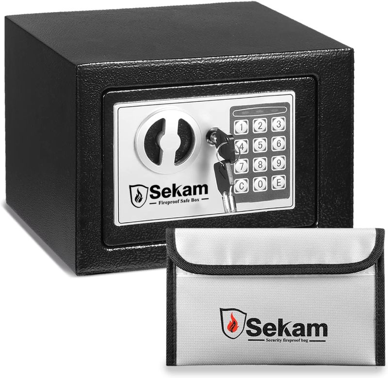 Photo 1 of 
SEKAM Steel Small Money Safe Box for Home Office
