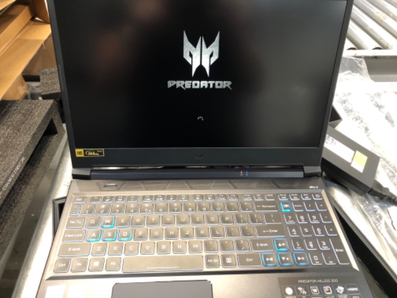 Photo 2 of 
Acer Predator Helios 300 PH315-54-760S Gaming Laptop | Intel i7-11800H | NVIDIA GeForce RTX 3060 Laptop GPU | 15.6" Full HD 144Hz 3ms IPS Display | 16GB...
Graphics Description:RTX 3060
Capacity:15-15.99 inches
Style:Laptop only