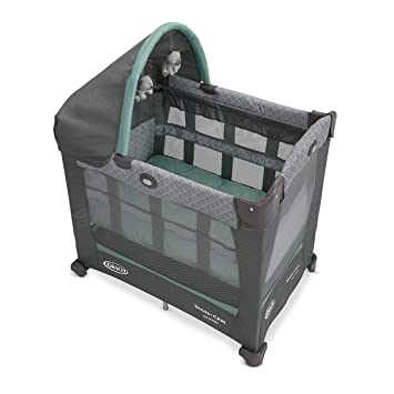 Photo 1 of Graco Travel Lite Crib | Travel Crib Converts from Bassinet to Playard, Manor