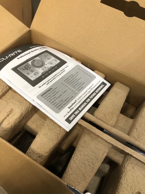 Photo 2 of 
AcuRite Iris (5-in-1) Home Weather Station with Wi-Fi Connection to Weather Underground with Temperature, Humidity, Wind Speed/Direction, and Rainfall...
Style:5-in-1 Station