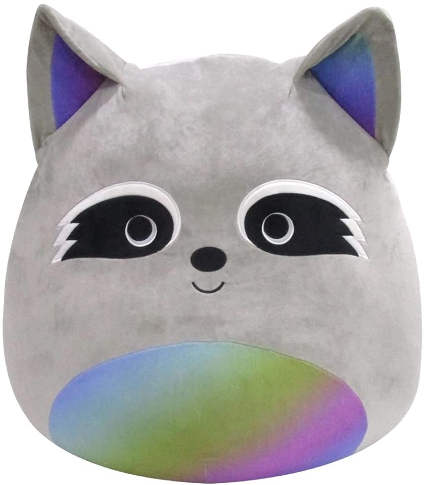 Photo 1 of 
Squishmallows Official Kellytoy 14 Inch Soft Plush Squishy Toy Animals (Max Rainbow Raccoon)