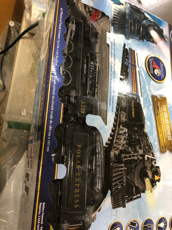 Photo 2 of 
Lionel The Polar Express Ready-to-Play Set, Battery-Powered Berkshire-Style Model Train Set with Remote , Black
Size:Standard