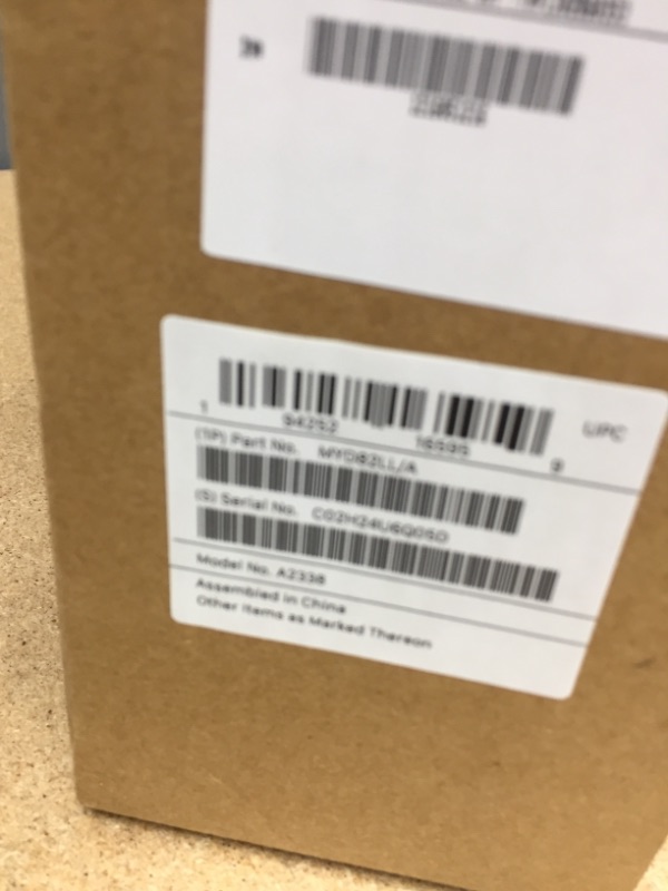 Photo 7 of 2020 Apple MacBook Pro with Apple M1 Chip (13-inch, 8GB RAM, 256GB SSD Storage) - Space Gray....****FACTORY SEALED/STRAPPED****
Item was Open to Verify Contents