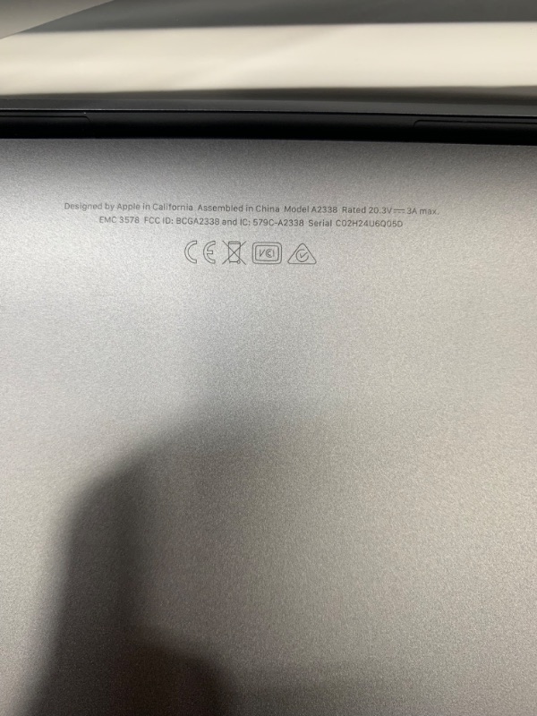 Photo 3 of 2020 Apple MacBook Pro with Apple M1 Chip (13-inch, 8GB RAM, 256GB SSD Storage) - Space Gray....****FACTORY SEALED/STRAPPED****
Item was Open to Verify Contents