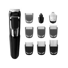 Photo 1 of Philips Norelco Series 3000 Multigroom All-in-One Men's Rechargeable Electric Trimmer with 13 Attachments - MG3750/60
