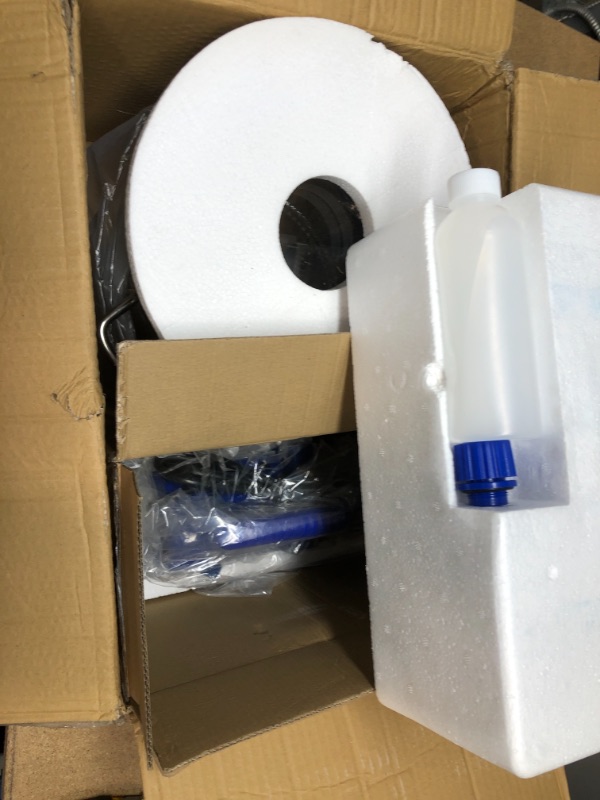 Photo 2 of 3 Gallon Vacuum Chamber with Pump, Stainless Steel Vacuum Degassing Chamber Kit, Degassing Chamber Kit with 4CFM 1/3HP Single Stage Vacuum Pump & Oil Not for Wood Stabilizing
