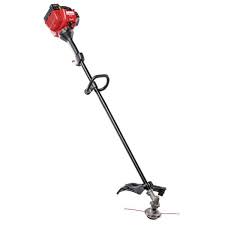 Photo 1 of 25 cc Gas 2-Cycle Straight Shaft Trimmer with Fixed Line Trimmer Head
