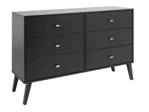 Photo 1 of 6-Drawer Milo Mid Century Modern Dresser