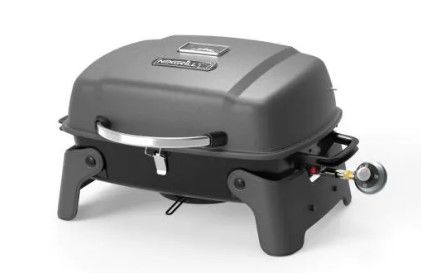 Photo 1 of 1-Burner Portable Propane Gas Table Top Grill in Black