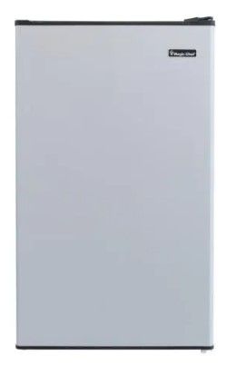 Photo 1 of 3.3 cu. ft. Mini Fridge in Stainless Look