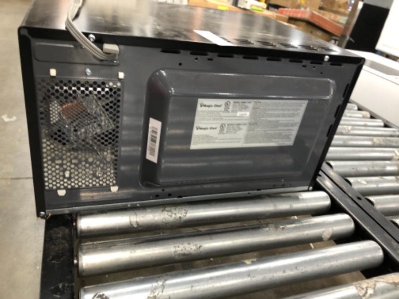 Photo 1 of 1.1 cu. ft. Countertop Microwave in Stainless Steel with Gray Cavity