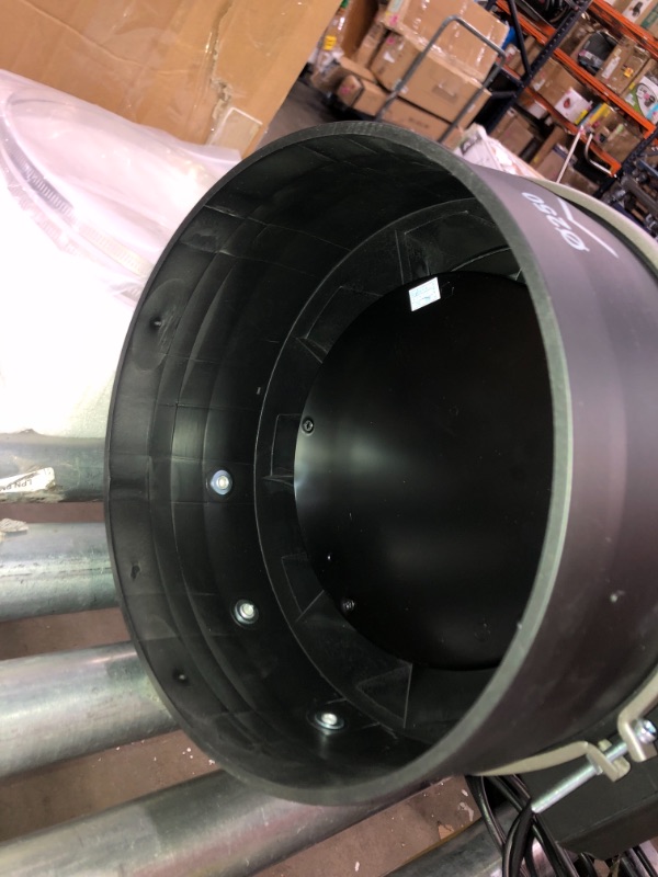 Photo 1 of AC Infinity CLOUDLINE T10 10-in Inline Duct Fan W/ LCD Thermal Controller