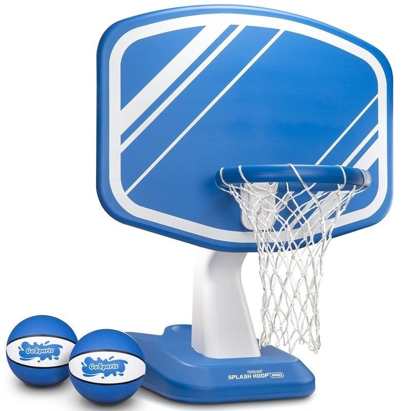 Photo 1 of GoSports Splash Hoop PRO Poolside Basketball Game Includes Hoop, 2 Balls and Pump
