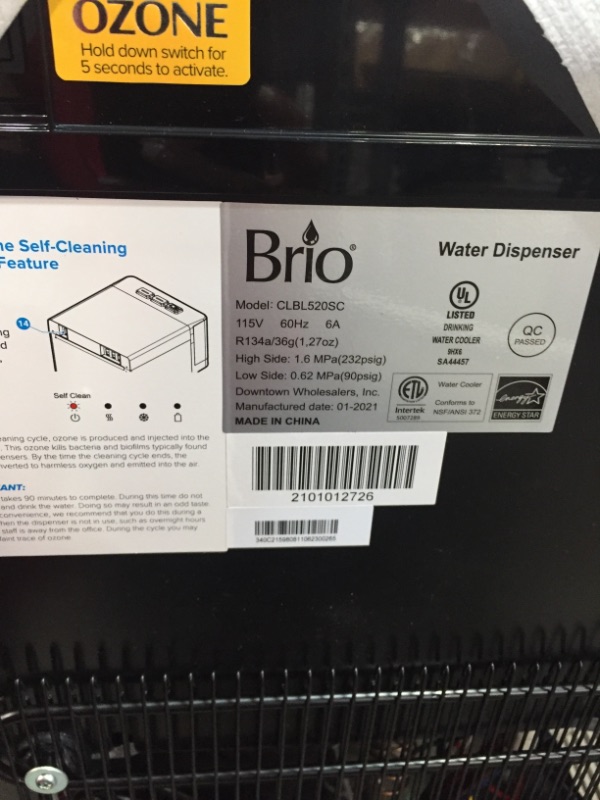 Photo 6 of Brio Self Cleaning Bottom Loading Water Cooler Water Dispenser - Limited Edition