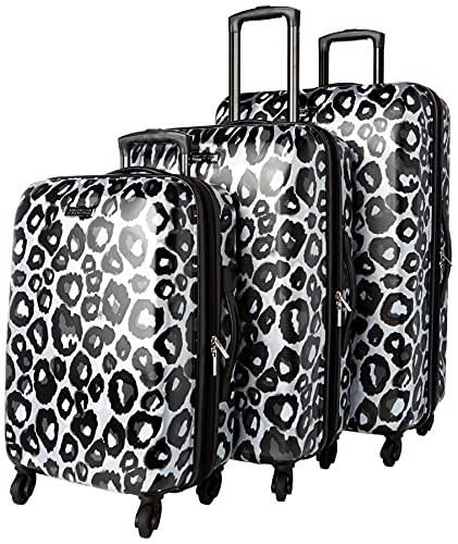 Photo 1 of 1 piece**
American Tourister Moonlight Hardside Expandable Luggage with Spinner Wheels, Leopard Black, 
