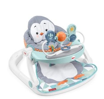 Photo 1 of Fisher-Price Sit-Me-Up Floor Seat with Tray - Penguin Island
