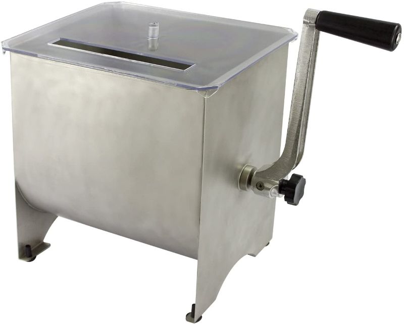 Photo 1 of Chard MM-102, Meat Mixer with Stainless Steel Hopper, 20lbs , silver
