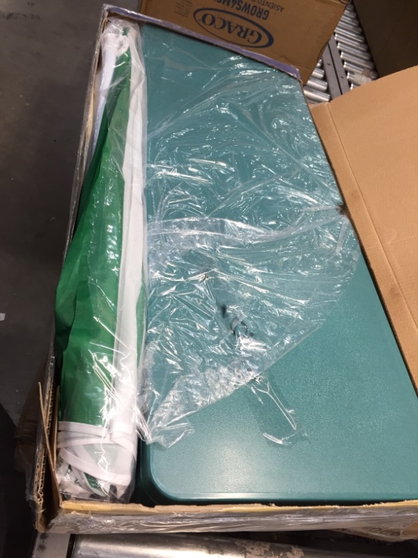 Photo 2 of BOX CUTTER DAMAGE***Stansport Picnic Table and Umbrella Combo Pack Green