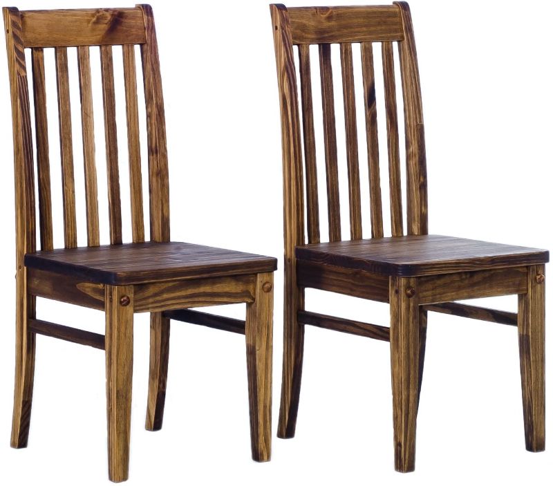 Photo 1 of *factory packaged/ sealed*
TableChamp Chair Rio in Oak Antique, Set of 2, Solid Pine Wood Oiled Oil
