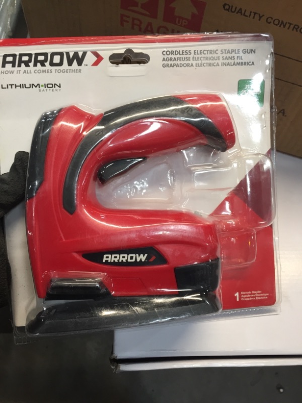 Photo 2 of *MISSING cord/ charger* 
Arrow Cordless Electric Staple Gun