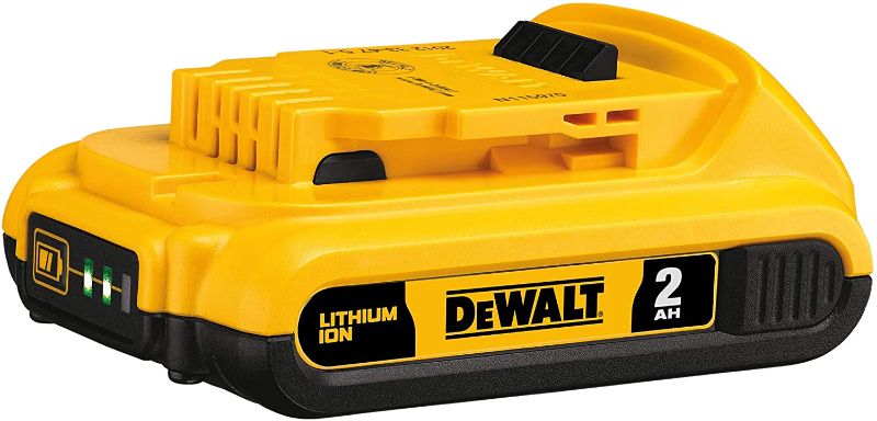 Photo 1 of *USED*
DEWALT 20V MAX Battery, Compact 2.0Ah (DCB203)
