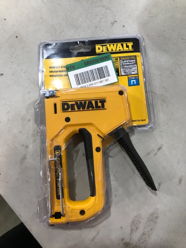 Photo 2 of DEWALT 4 in. Heavy-Duty Compact Staple Gun