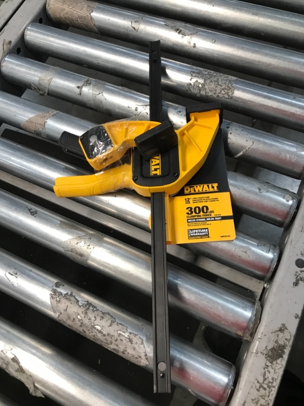 Photo 2 of DEWALT 12 in. 300 lb. Trigger Clamp w/3.75 in. Throat Depth