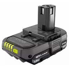 Photo 1 of RYOBI
ONE+ 18V Lithium-Ion 1.5 Ah Battery