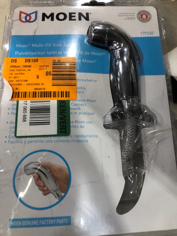 Photo 2 of Moen Chrome Handheld Extension