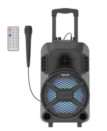 Photo 1 of *USED*
*item turns on, but cuts off immediately*
Tzumi Megabass LED Jobsite Speaker