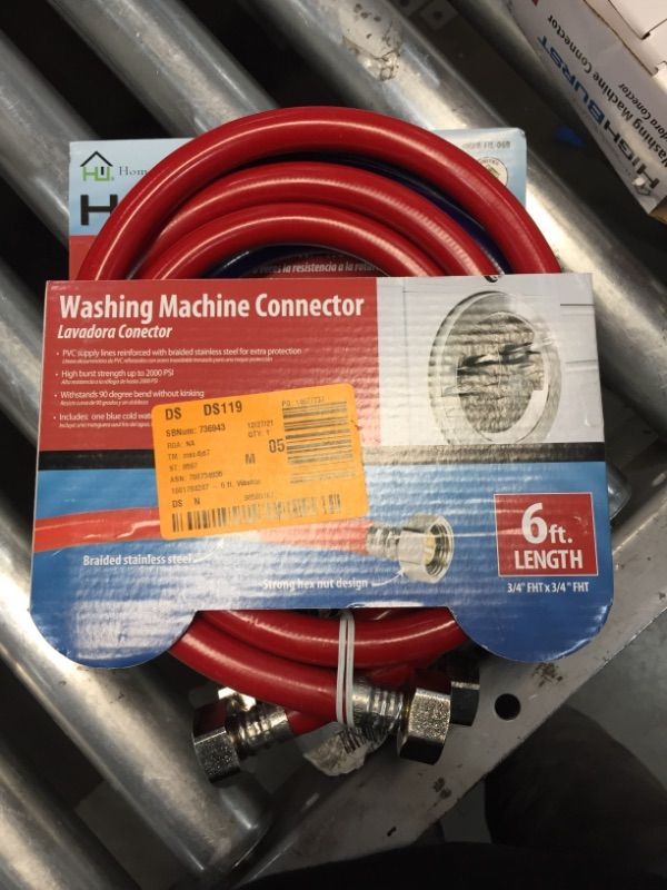 Photo 2 of 6' Washing Machine Fill Hose