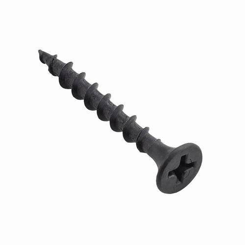 Photo 1 of #6 x 1-1/4 in. Phillips Drive Bugle Head Crs Drywall Screw Black Phosphate 1# (6-Pack)
