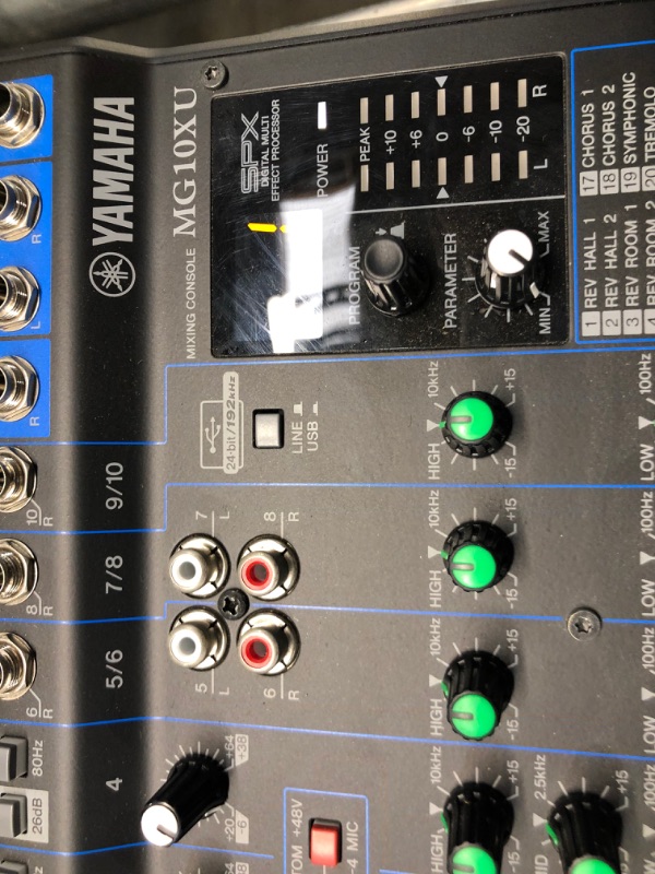 Photo 3 of YAMAHA MG10XU 10-Input Stereo Mixer with Effects