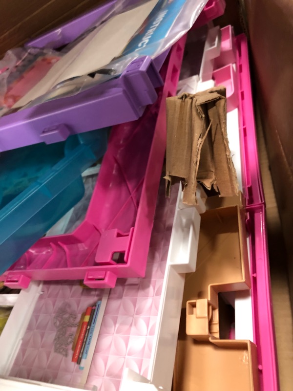 Photo 3 of Barbie Dreamhouse Dollhouse with Wheelchair Accessible Elevator, Pool, Slide and 70 Accessories Including Furniture and Household Items, Gift for 3 to 7 Year Olds