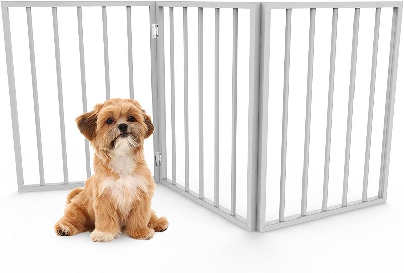 Photo 1 of 50x10x64.5cm- PETMAKER Wooden Freestanding Pet Gate