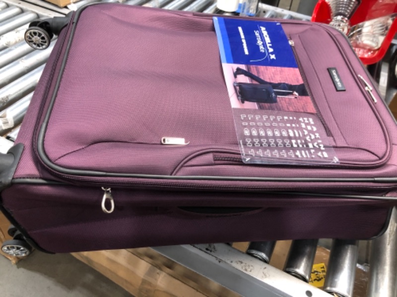Photo 1 of 25" Samsonite Ascella X Expandable Spinner Suitcase, Plum
