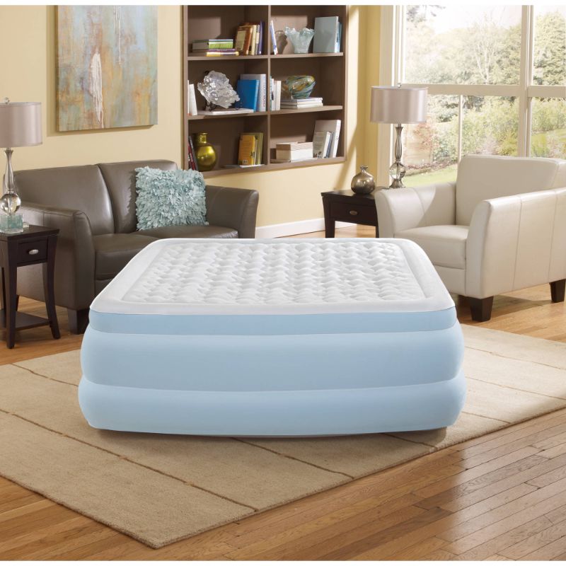 Photo 1 of 18" Beautyrest Contour Aire Raised Air Mattress, with Hybrid Pump, Queen
