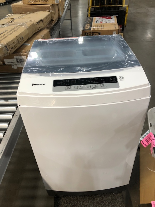 Photo 1 of Magic Chef MCSTCW30W4 3.0 Cubic Foot Compact Washer, White
