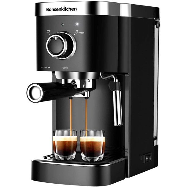 Photo 1 of Bonsenkitchen Espresso Machine 20 Bar Coffee Machine
