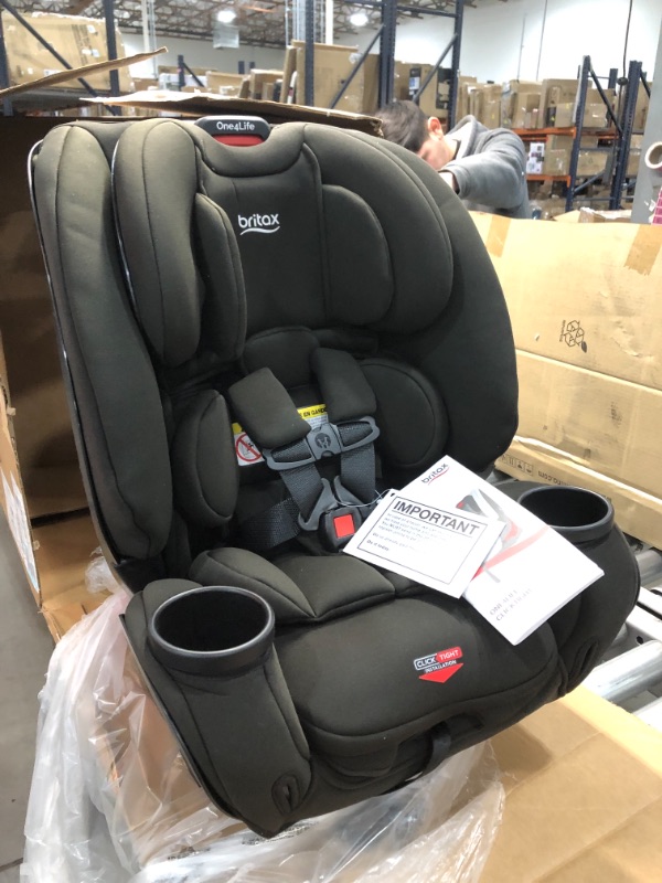 Photo 2 of Britax One4Life ClickTight All-in-One Car Seat, Eclipse Black 20.5 x 19.5 x 25 Inch